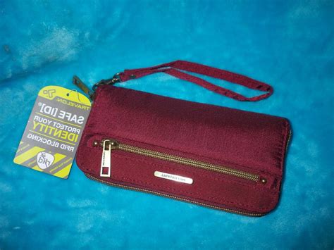 men's travelon rfid card wallets|travelon zip around wallet.